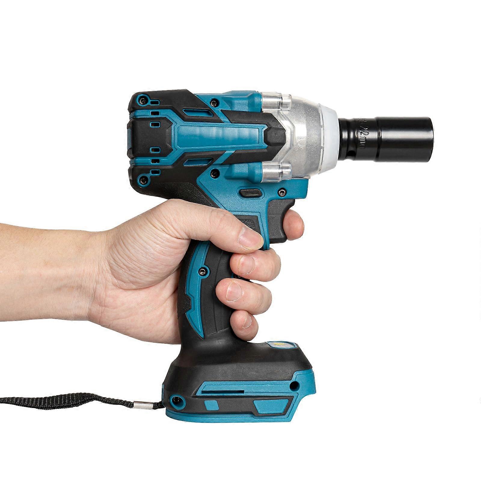 18V Brushless Cordless Impact Wrench – 320Nm Torque, LED Work Light with 6 Sockets