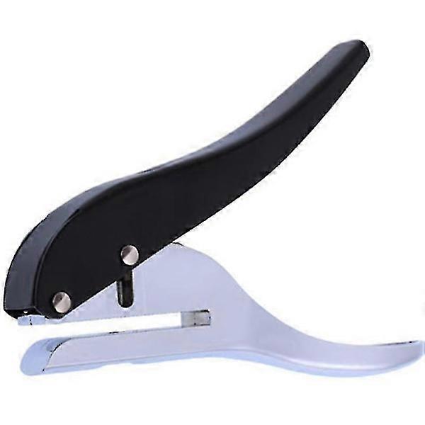 6mmラウンドシルバーカラーメタルハンドパンチシングル円形穴IDカードバッジ写真用