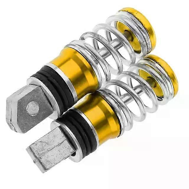 Pair Motorcycle Aluminum Rear Spring Footrest Pegs Pedal 105x30mm