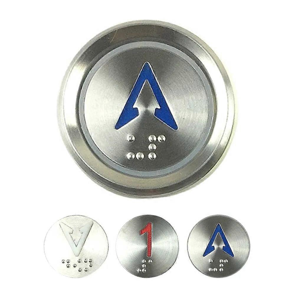 Bst Button A4j13389 Universal (2) Blue Konvex