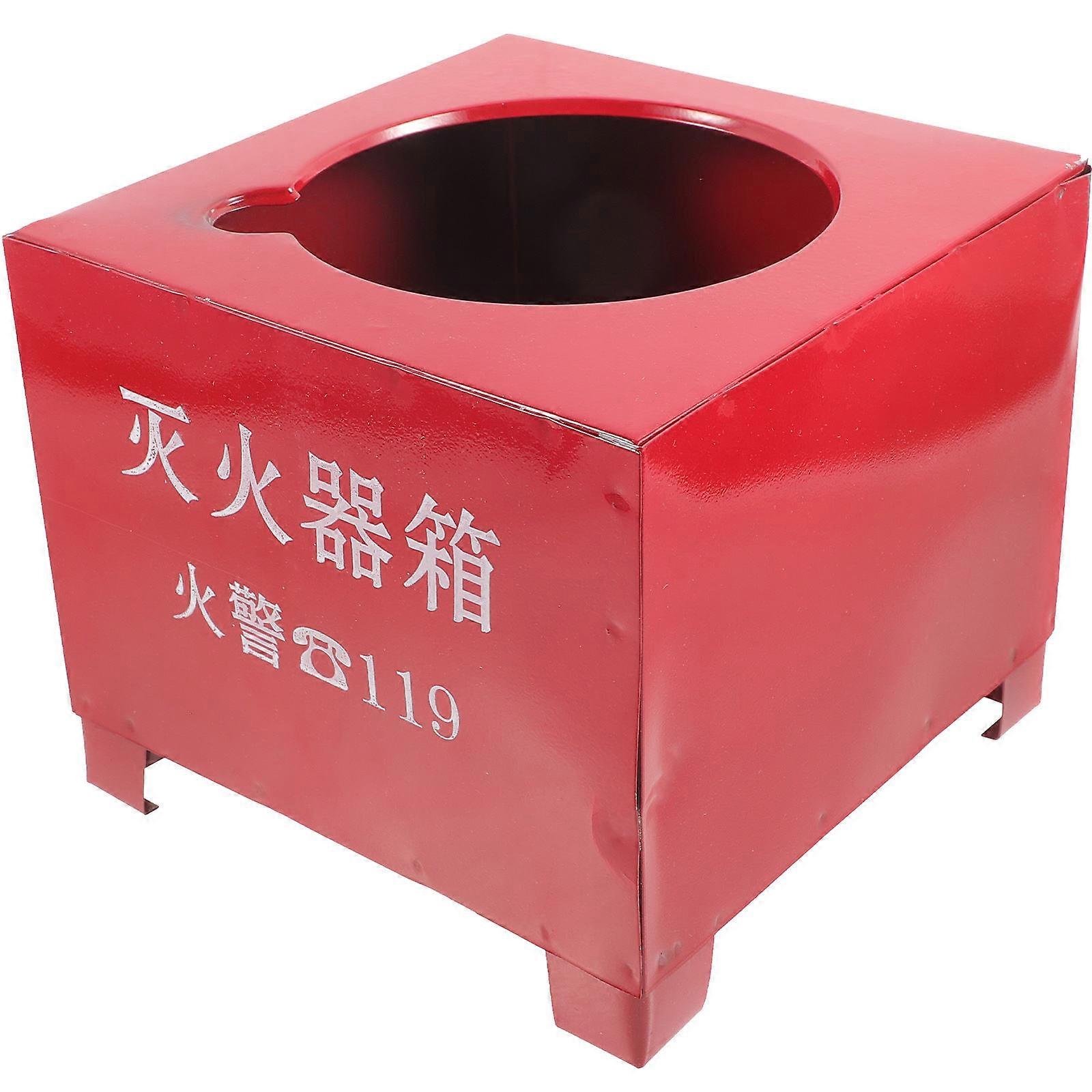 Fire Extinguisher Mount Bracket Made of Iron for Home and Car with Stable Base Red Color Fits 24kg Devices