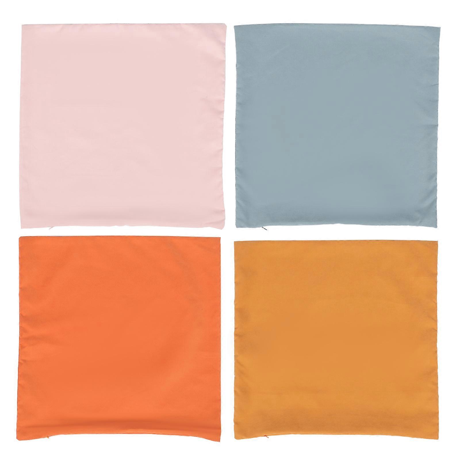 4Pcs Cushions Covers Set Ideal For Home Decoration In Assorted Color With Recreational Style Providing
