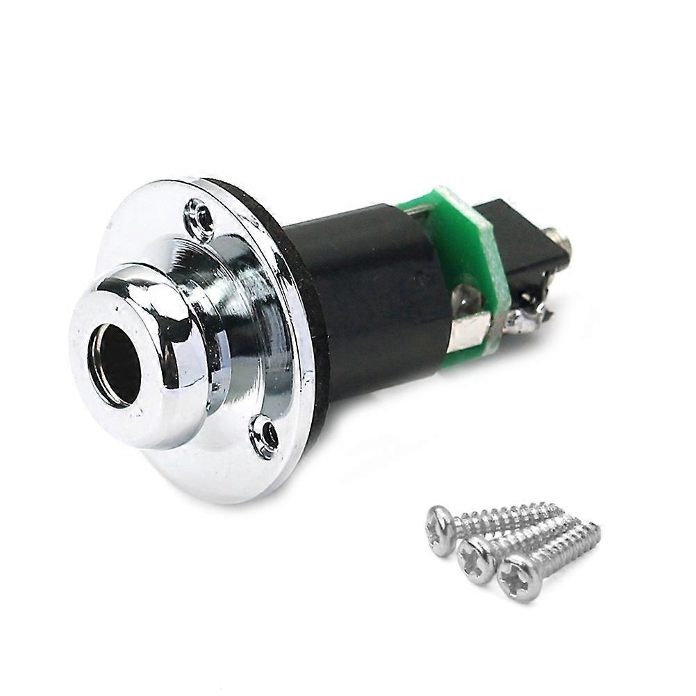 Multifunction Guitar Input Jack Designed For Instrument Maintenance With 47 X 26 X 15 Mm Black 1Set