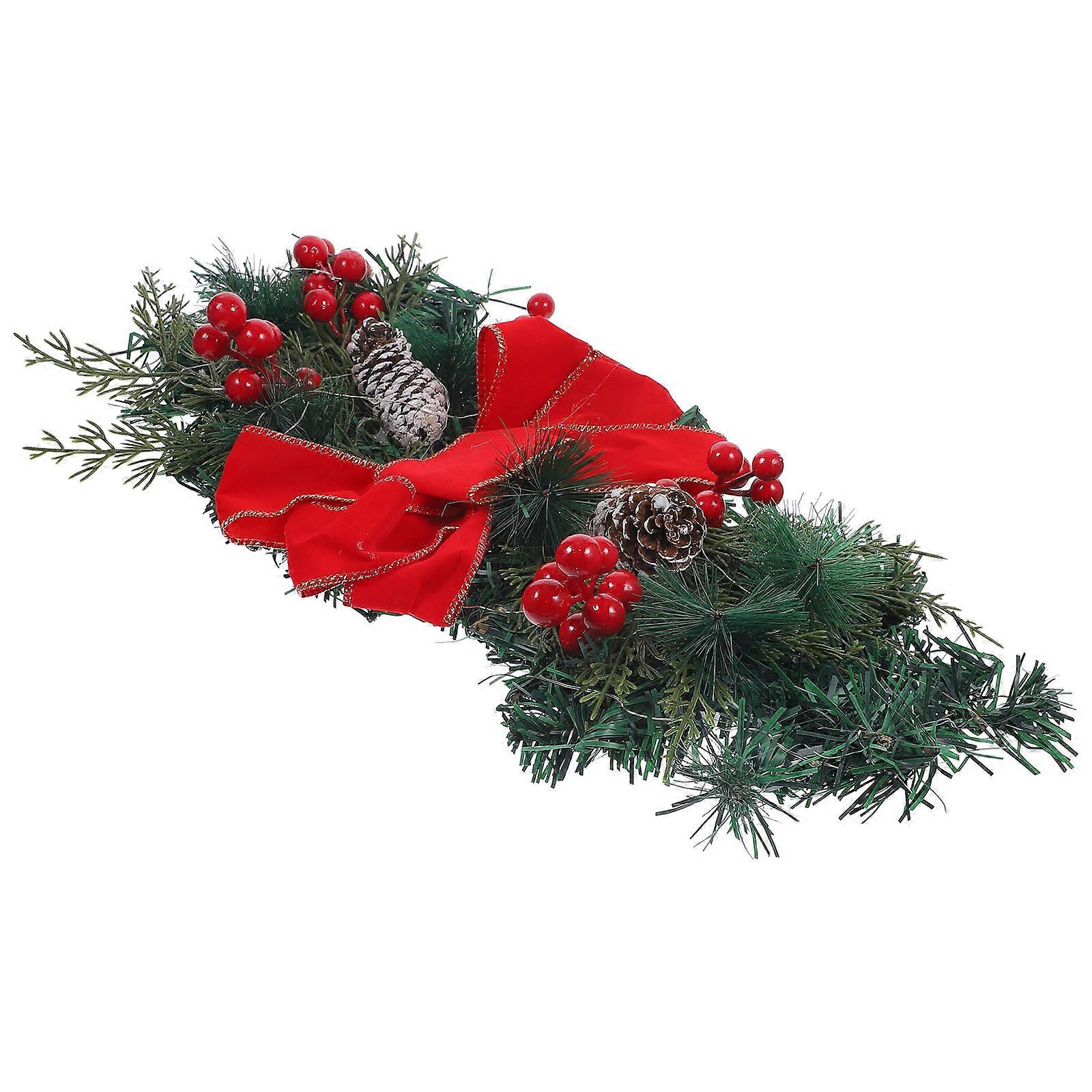 Garland Christmas Celebration Simple And Generous Design 45x21x4CM Red 1 Set