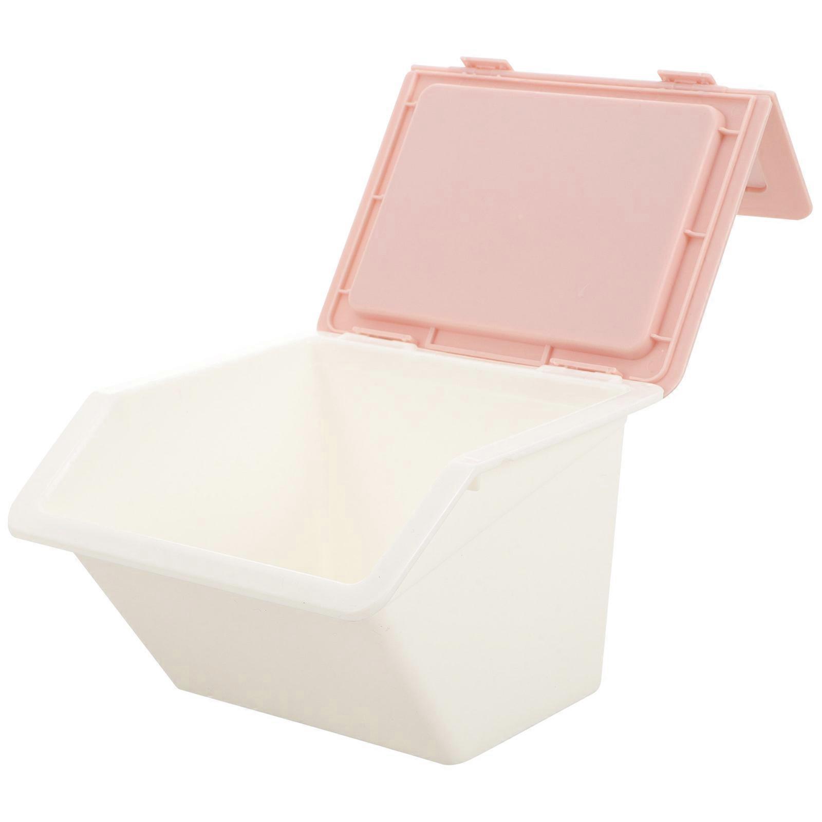 Girly Design Plastic Container For Small Object Storage At Home And Office Multi Colored 1Pcs