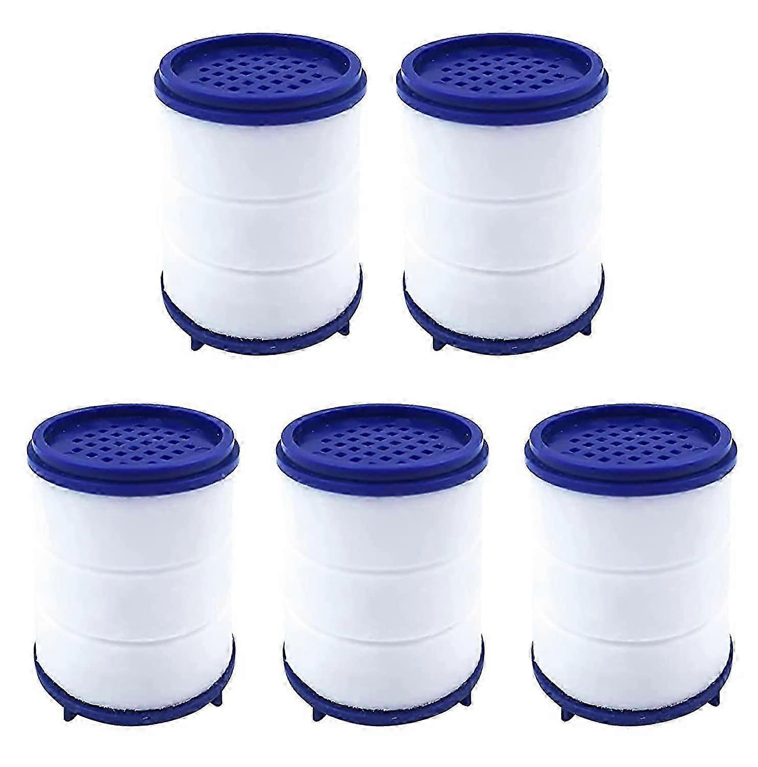 Faucet Spray Nozzle Water Filter Replacement, Hard Water Softener for Kitchen Faucet Head, 5pcs Replacement Filter Cartridges