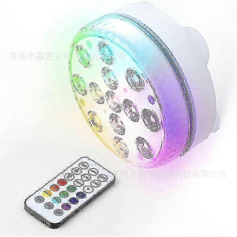 7-Color LED Underwater Hot Tub Light Accessory for Spa Baths