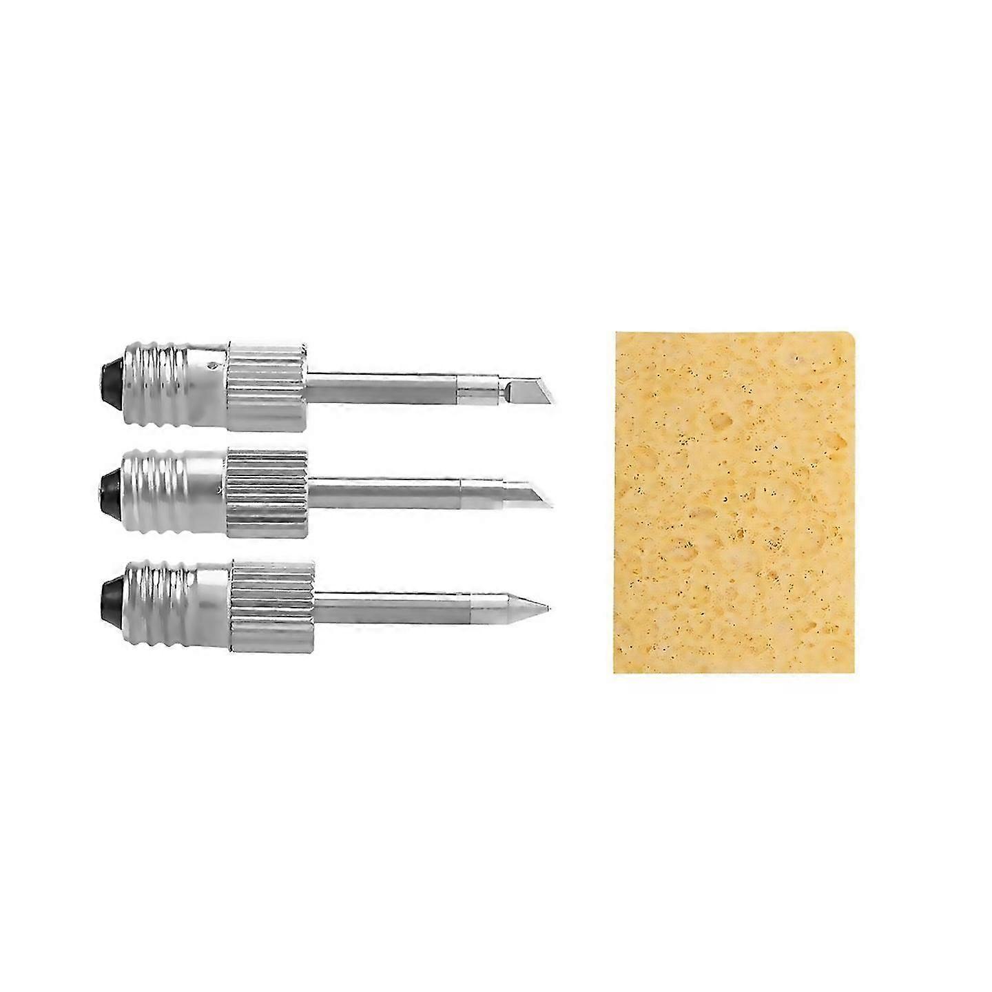 For 3pcs brass soldering tips usb soldering iron head welding soldering tips for e10 interface solde