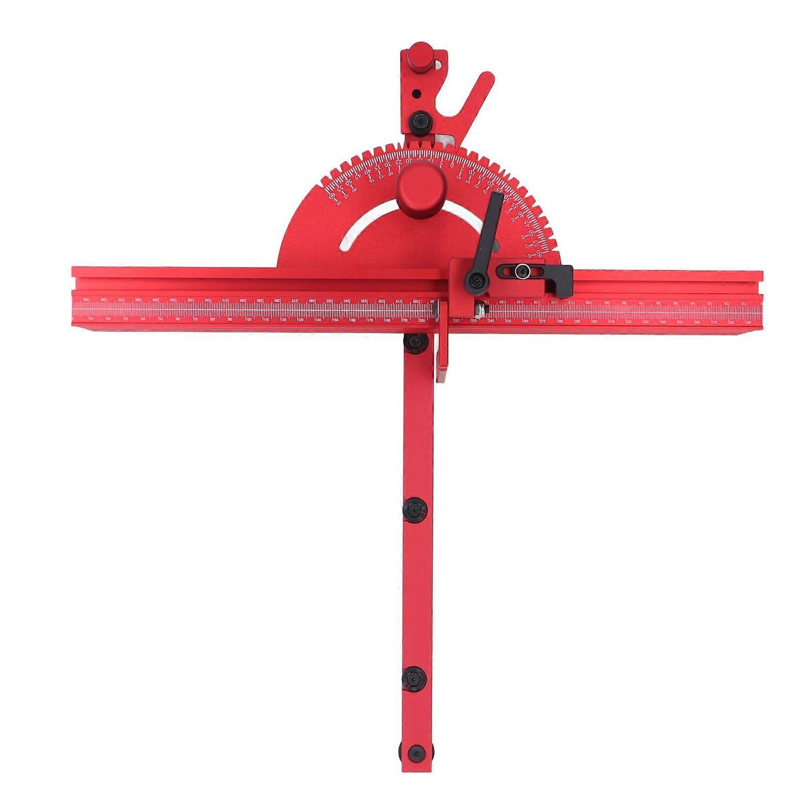 Precision Table Sawmill Measuring System with Fence Aluminum Alloy for Accurate Cuts Professional Accessory for Engraving Machines with Limit Stop
