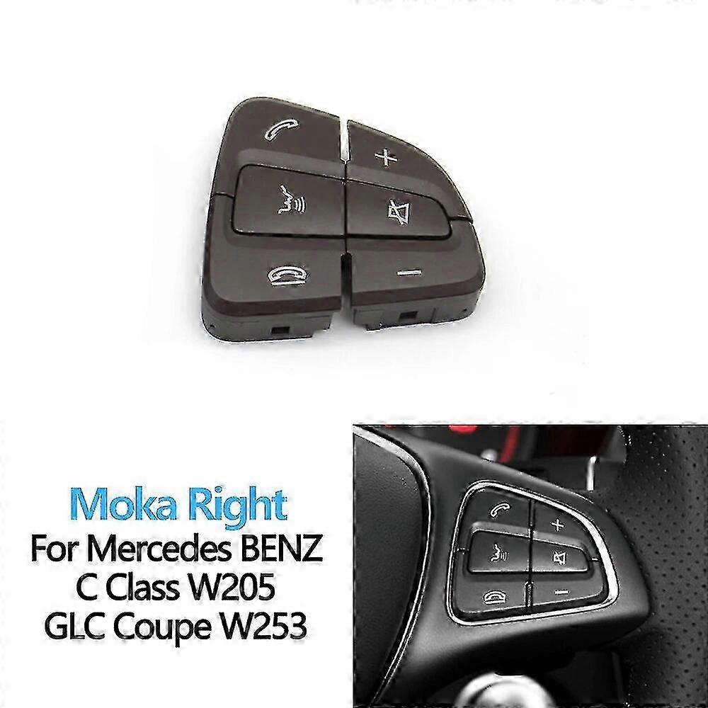 W205 W253 Lhd Rhd Car Multi-function Steering Wheel Switch Control Buttons Cover For Mercedes Benz C Class Glc Class Edition 0813