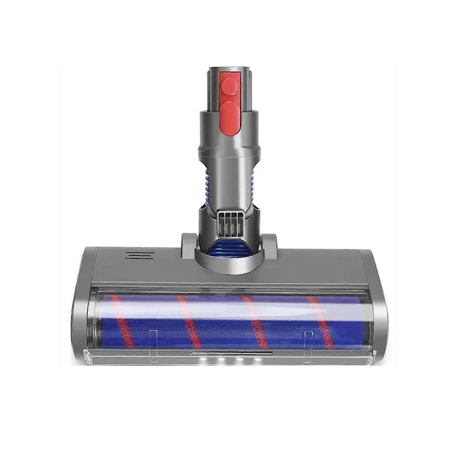 Floor Brush Head Tool for Dyson V8 V7 V10 V11 V15, Soft Roller Brush, Light Grey Compatible Vacuum Cleaner Accessory