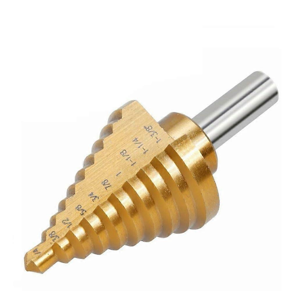 1 x 80 mm Step Drill Bit for Drilling 535 mm, Split Point Tip, 118 Degree, 10 Steps, for Home DIY, Building, Engineering, Power Tools.