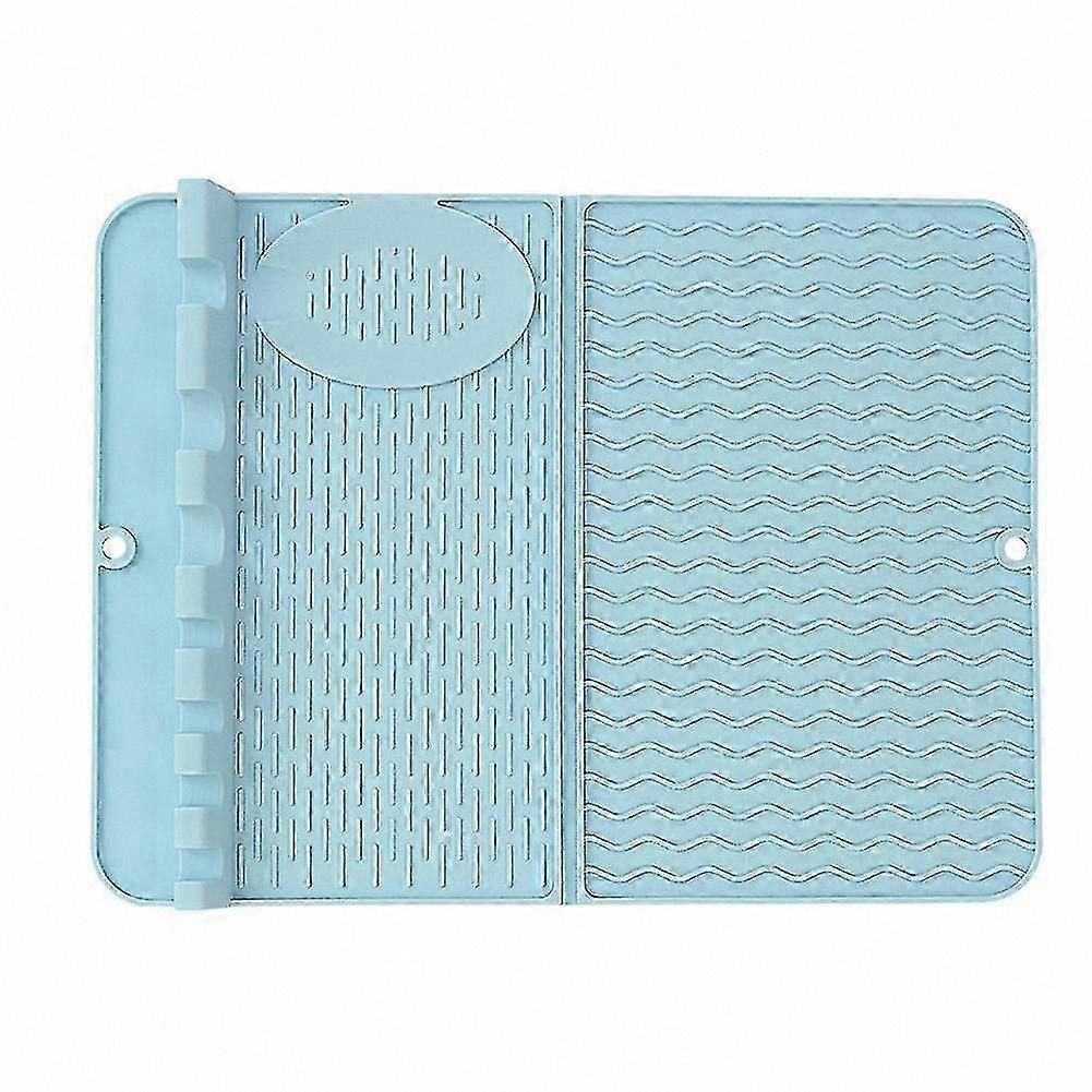 Heat-Resistant Drying Mat for Dinnerware Cushioned Dishwasher Pad Flexible Tableware Protector