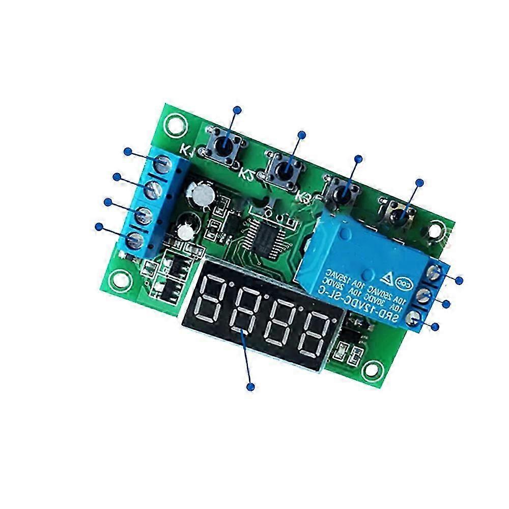 DC 5V 12V Delay Turn On/Off Cycle Signal Trigger Timer Relay Switch Board jy
