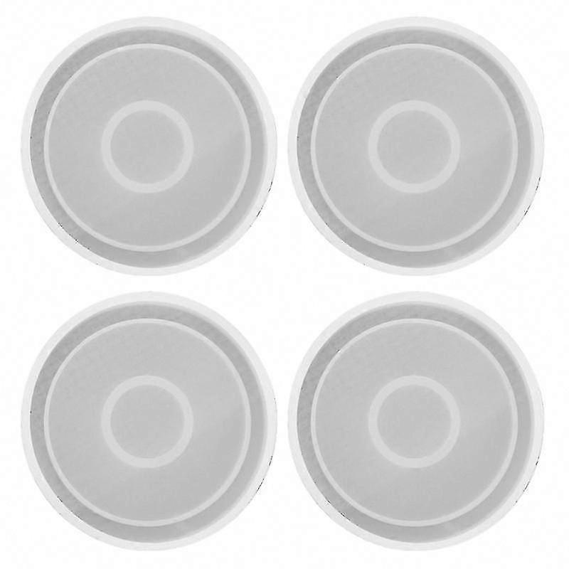 4pcs Silicone Coaster Mold for DIY Craft Making