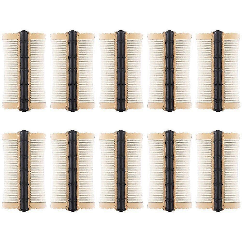 10 Pcs Lice Combs, Flea Combs, Hair Comb Double Sided Fine Tooth Combs, Dandruff Comb, Louse and Nit Comb for Head Lice Treatment Black