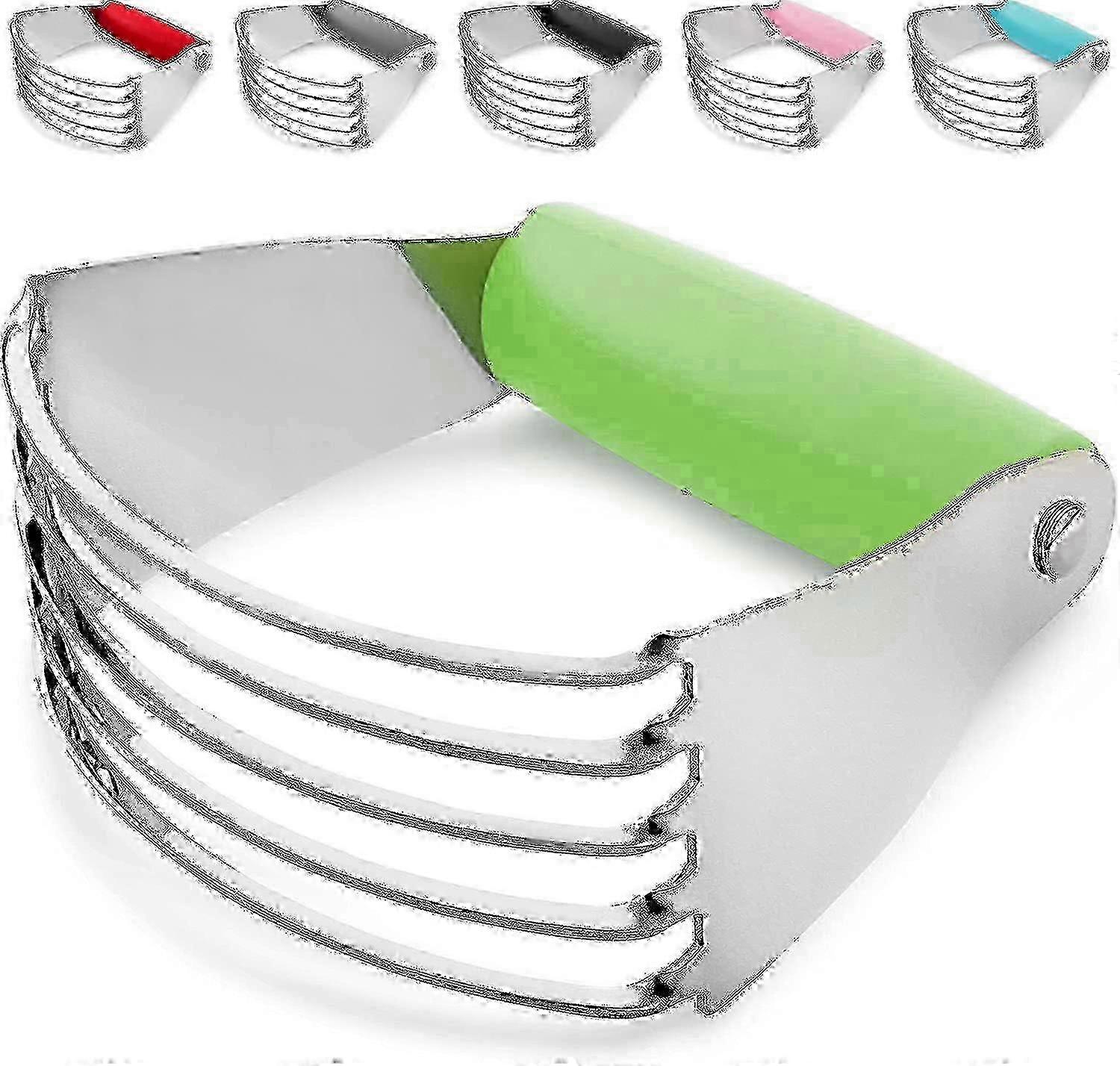 Stainless Steel Dough Blender with Heavy Duty Pastry Cutter & Sharp Blades for Baking