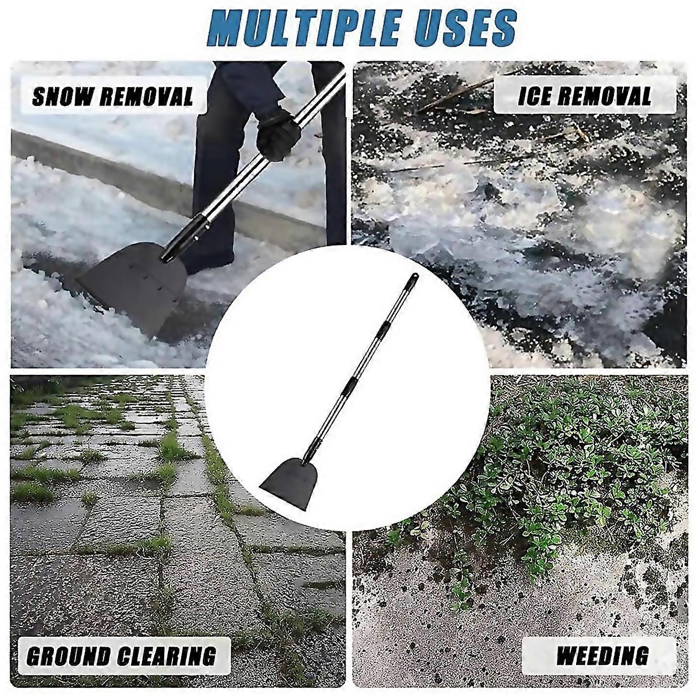 For Driveway Ice Scraper Tool Floor Scraper For Cleaning Weeds Tools