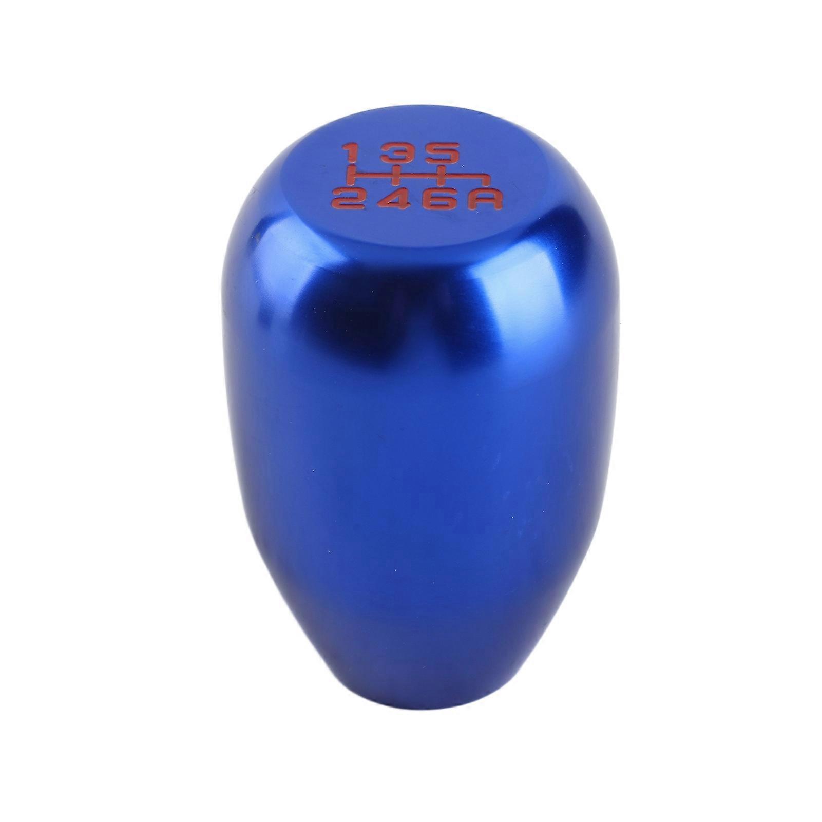 Car Universal Modification Manual Knob Gear Shift Head Shifter 6 Speed (Blue)