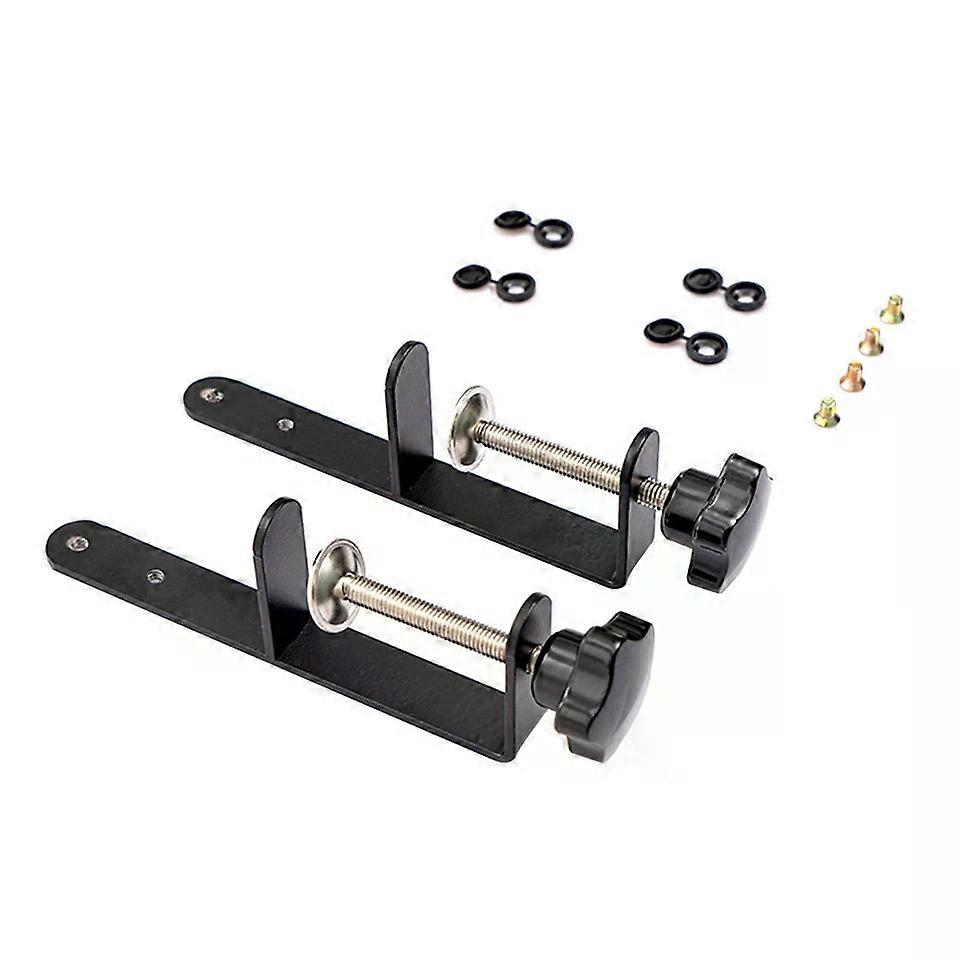 Pegboard Desk Mount, 2x Brackets Clamp Stand for 1-5cm Tabletop Panel