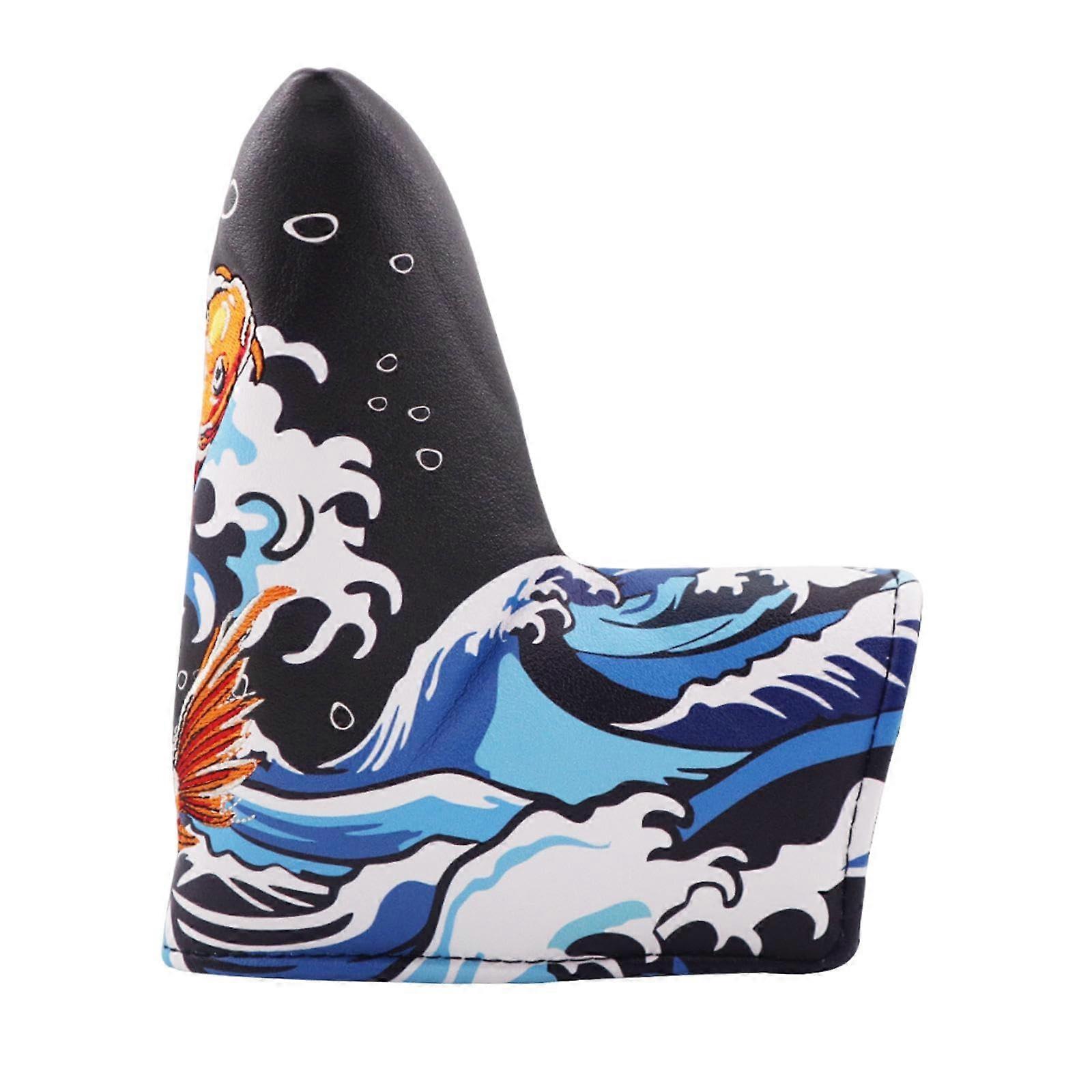 Golf Club Covers Putter Head Cover With Plush Inner Lining Long Neck Waterproof