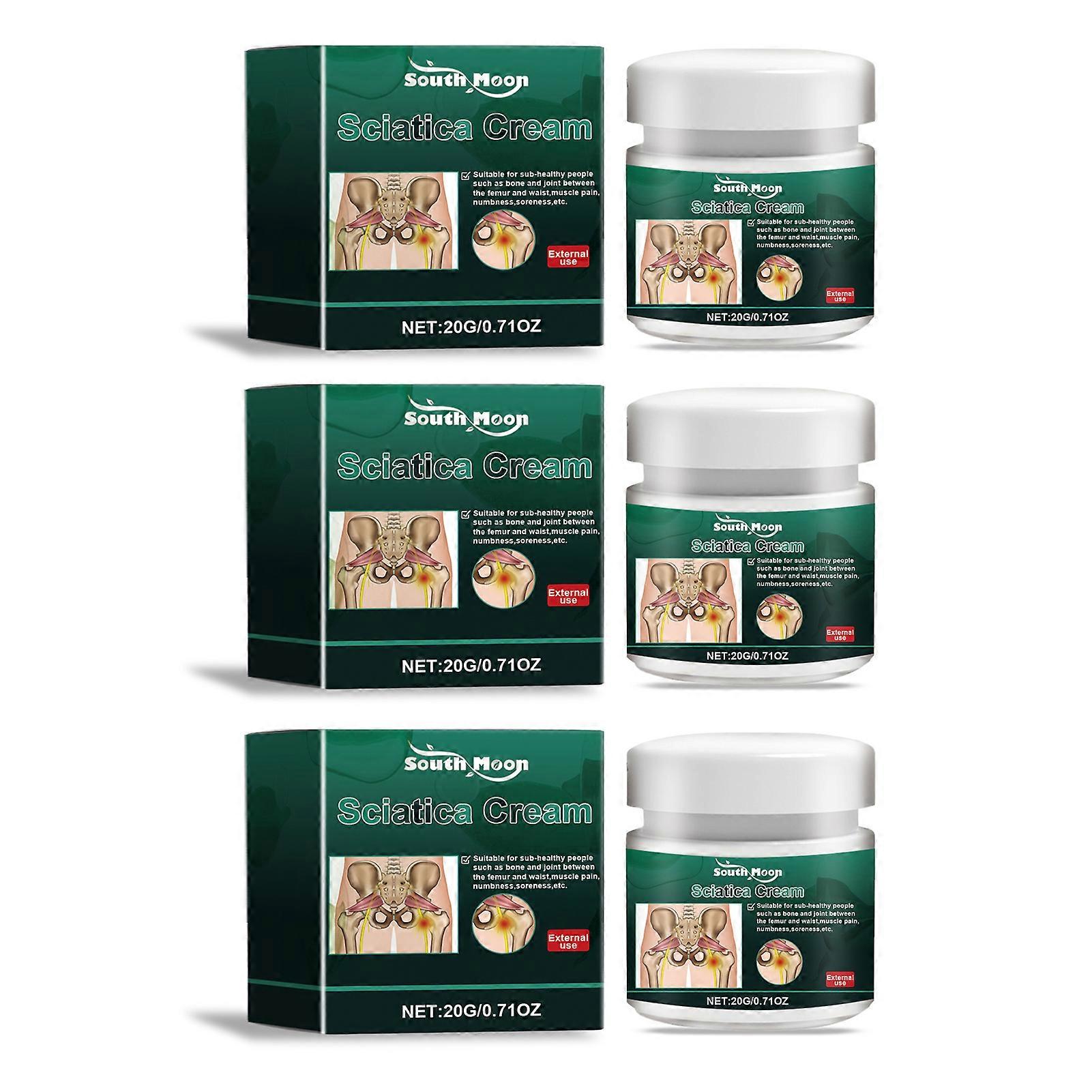 1/2/3pcs Sciatica Pain Relief Massage Cream Fast-Acting Natural Ointment for Back, Leg & Hip Pain, Effective Sciatic Nerve Treatment