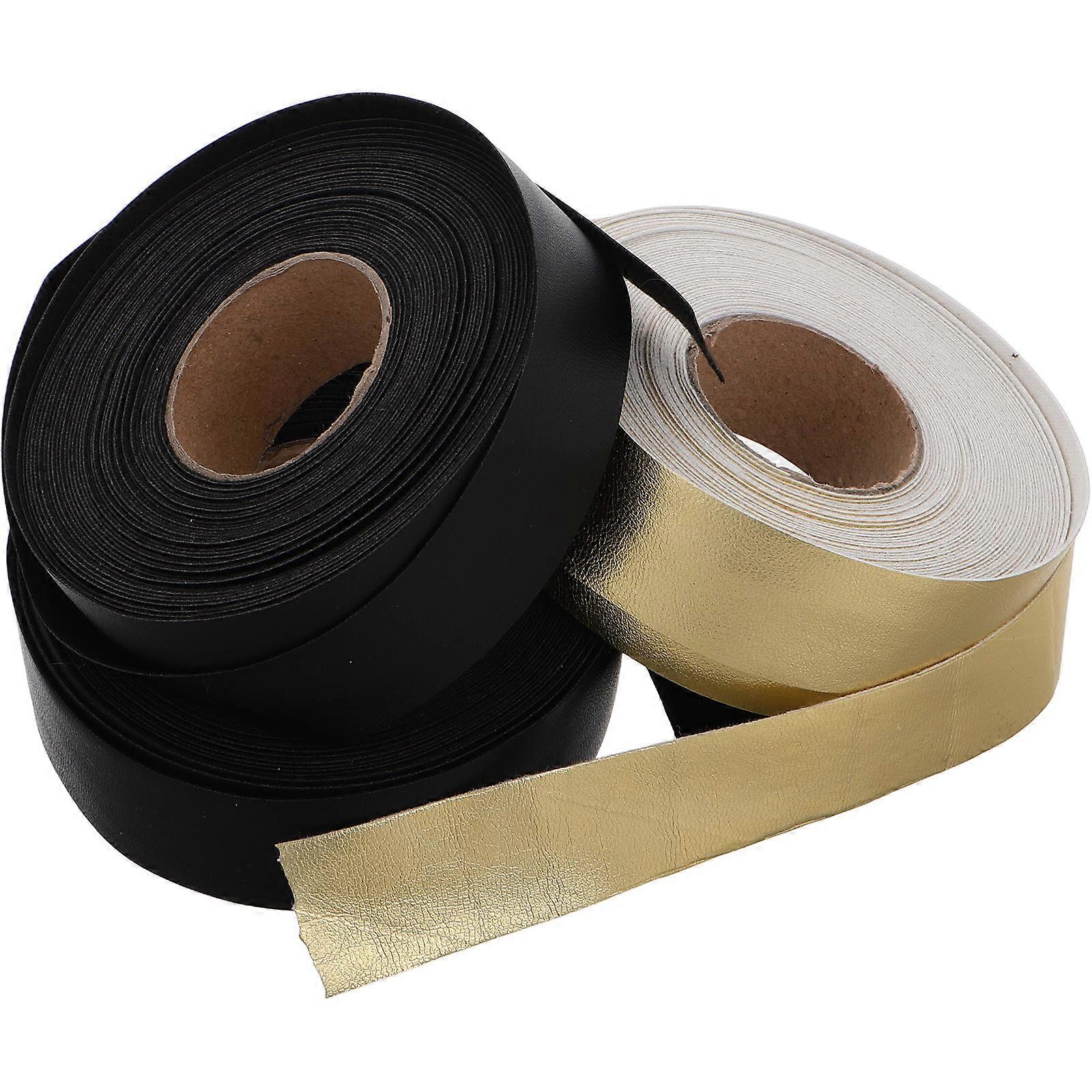 PU Strip Diy Crafts Reliable Light Brown Versatile Use Fashion Enthusiasts 3 Rolls