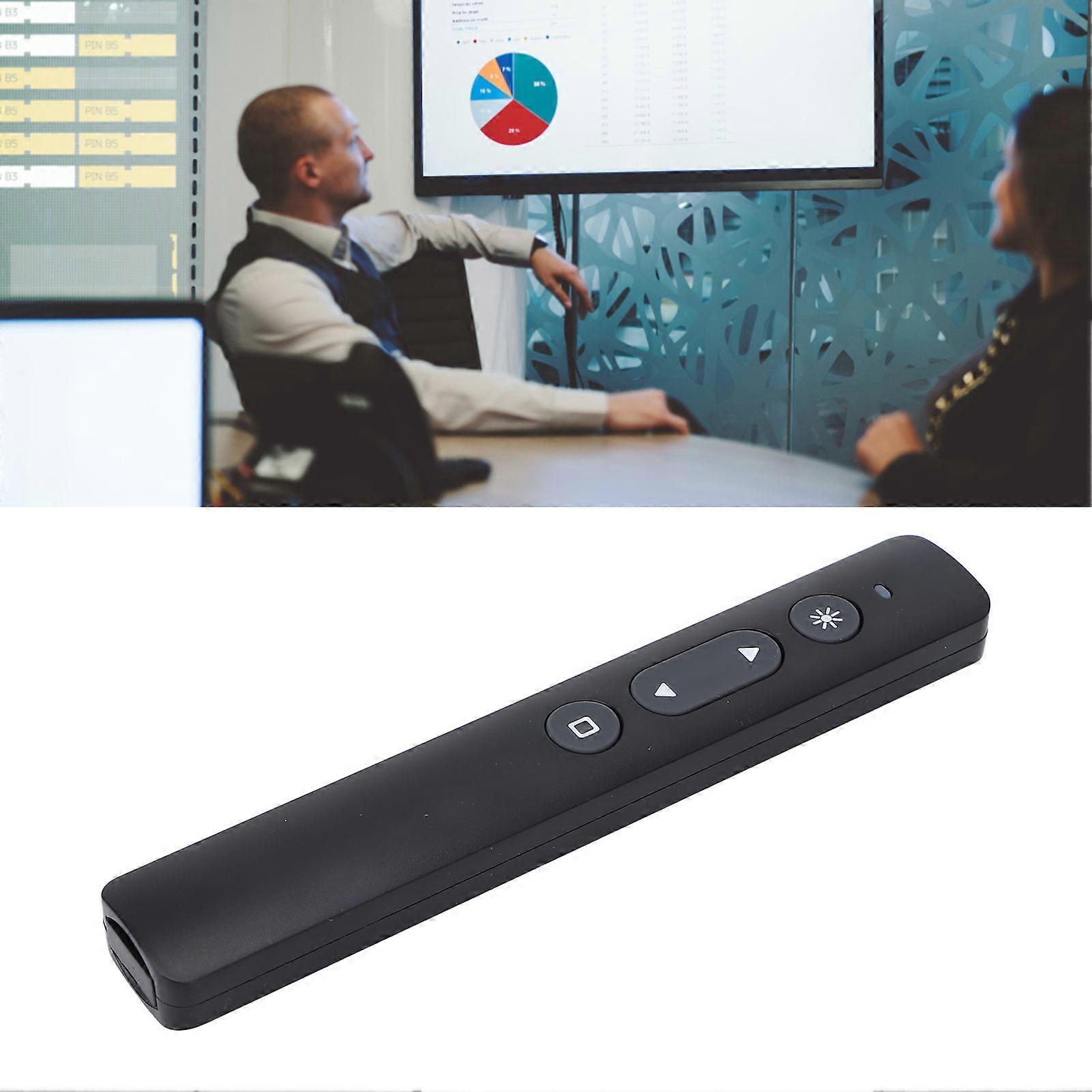 Presentation Clicker LZ-B1 Wireless Remote 200mAh Black Ergonomic