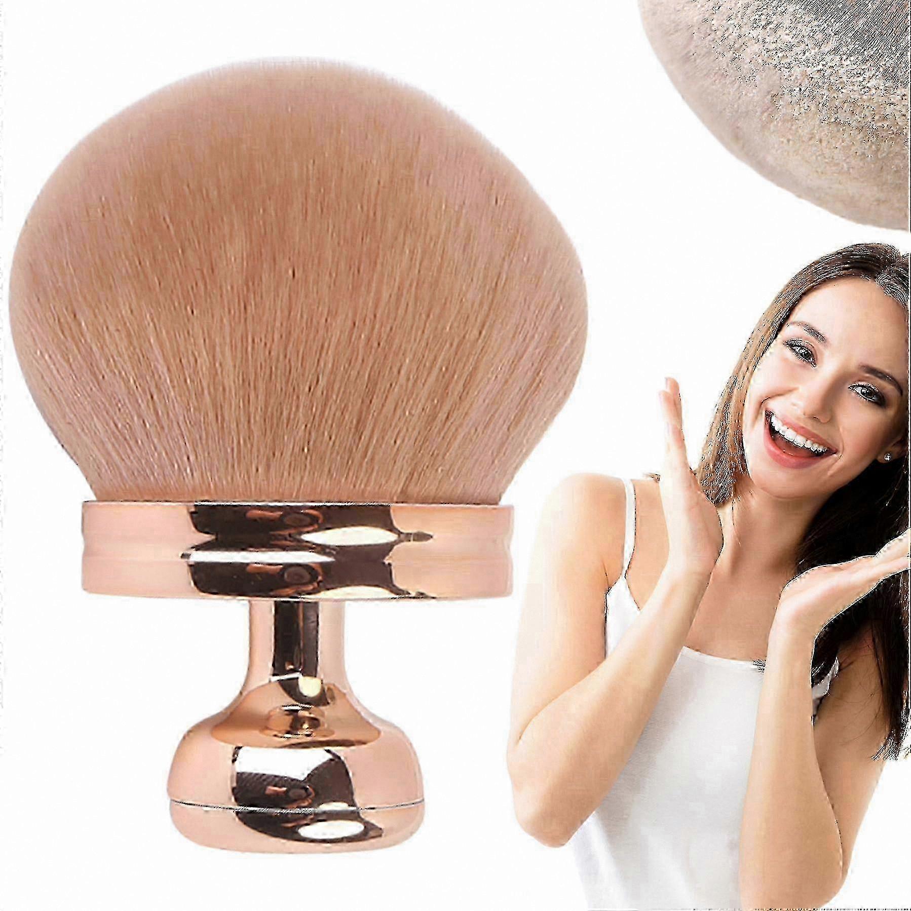 Large Kabuki Makeup Brush for Face and Body, Blusher and Foundation Tool