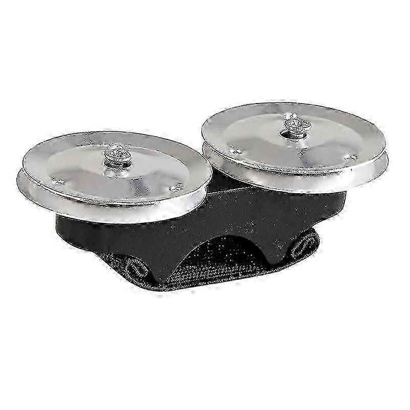 Finger Bell Tambourine Hand Rattle Suitable for Cajon Drum African Drum and Other Percussion Instruments