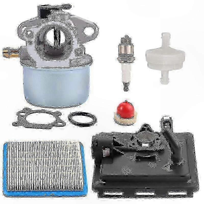 Carburetor and Air Filter Base for 124T02 124T05 124T07 Engines, Replacement Part 799868