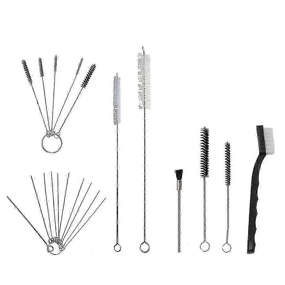 17pcs Spray Lance Nozzle Cleaning Tool Needle Brush Kit Set Cleaning Accessory Multipurpose Cleaning Tool