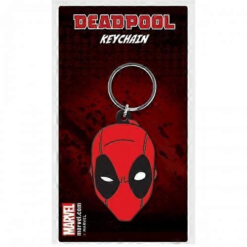 Deadpool Face Keyring