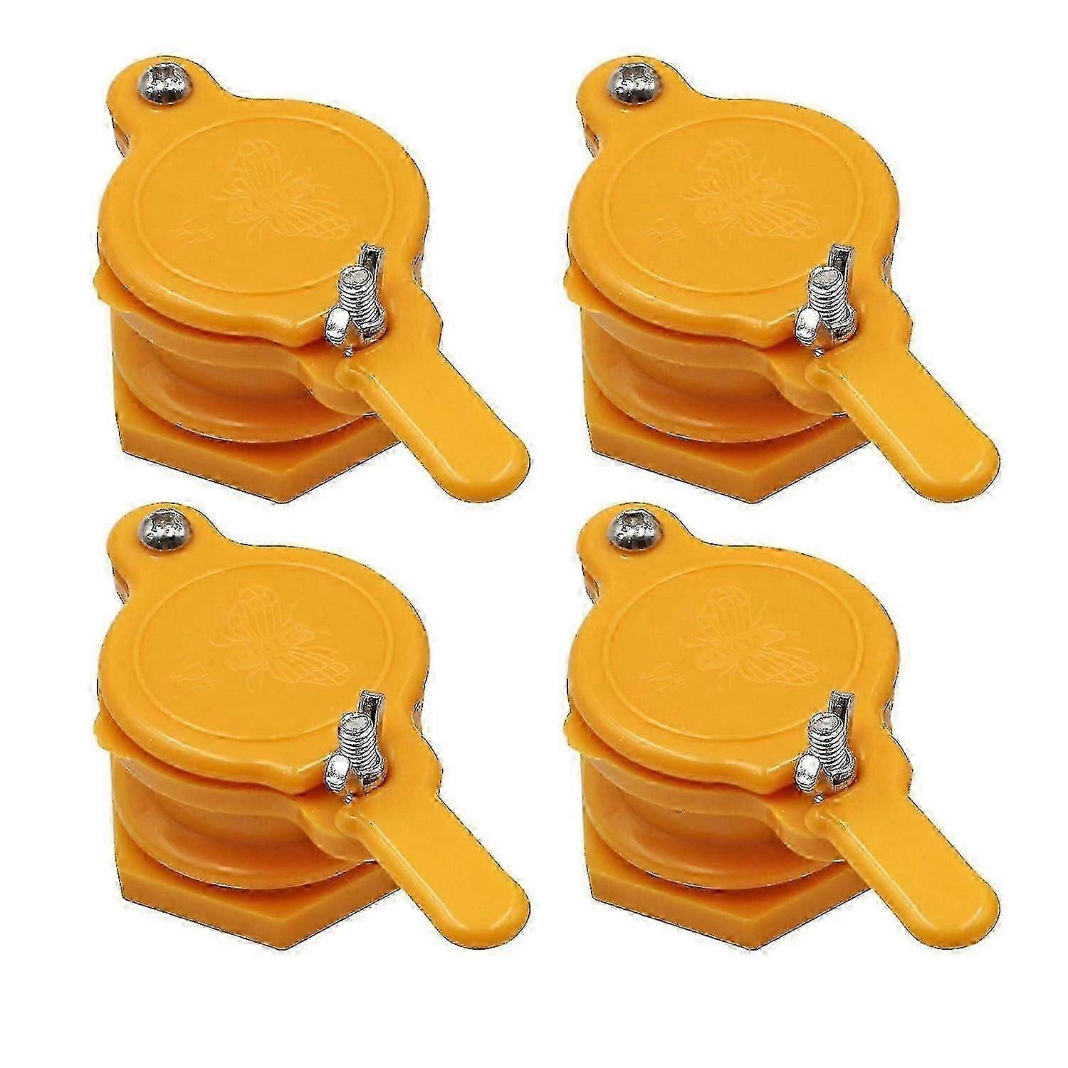 4pcs Honey Valve Honey Extractor Faucet Nylon Bee Hivehoney Tap For Beekeeper Beekeeping Equipment Tool