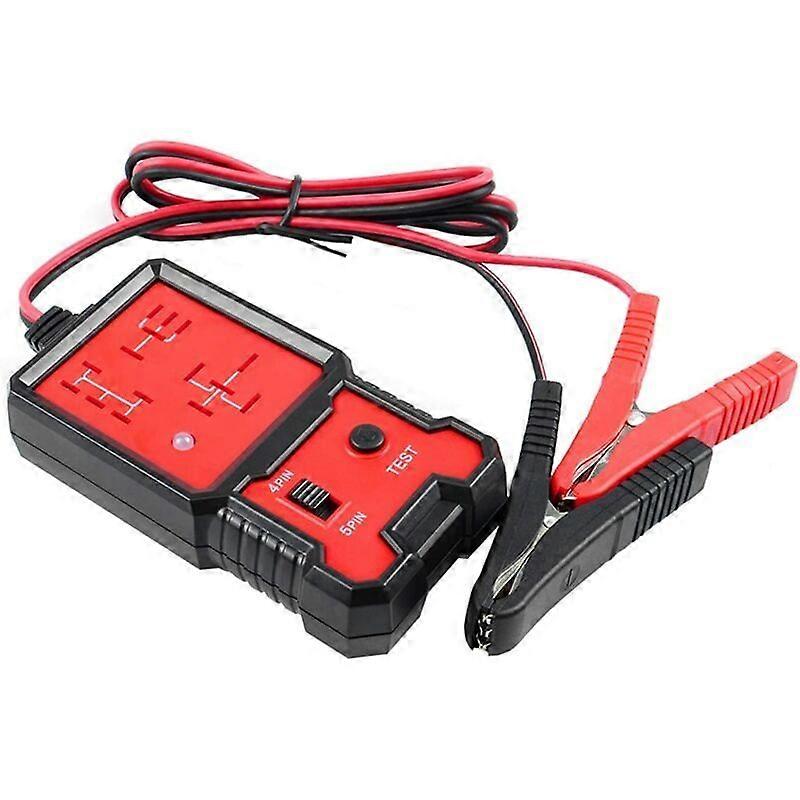 12V Automotive Relay Tester Car Battery Checker Diagnostic Tool with Clips Relay