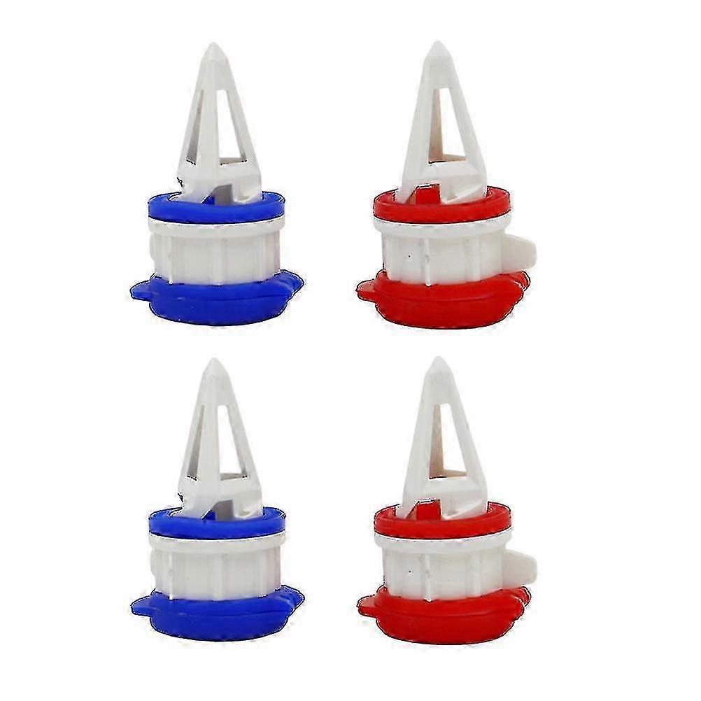 Drink bottle splitter caps for pouring control - 4pcs box portable spout set