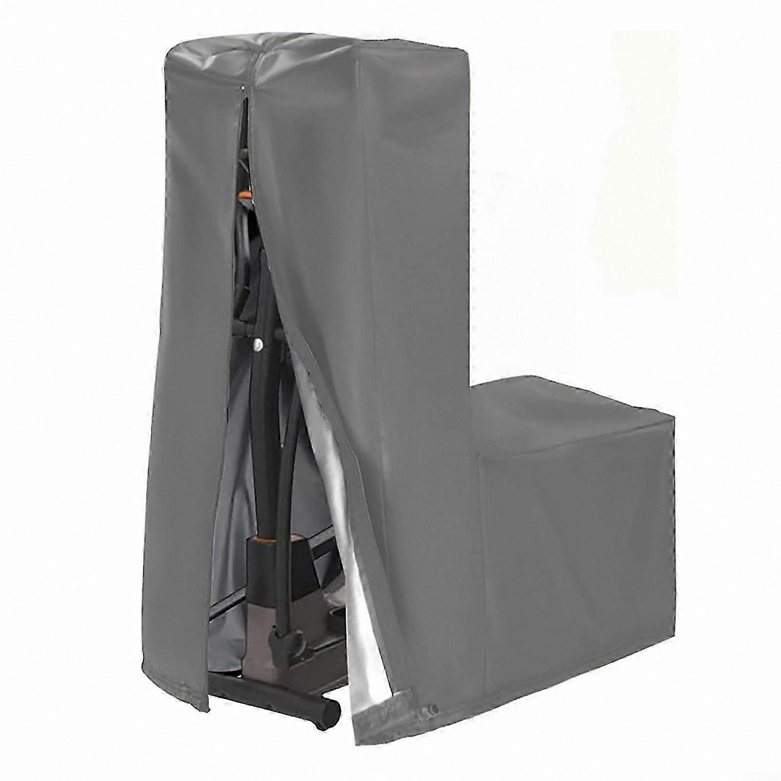 Durable Elliptical Trainer Cover, 420D Fabric, Gray, 140 x 64 x 165 cm