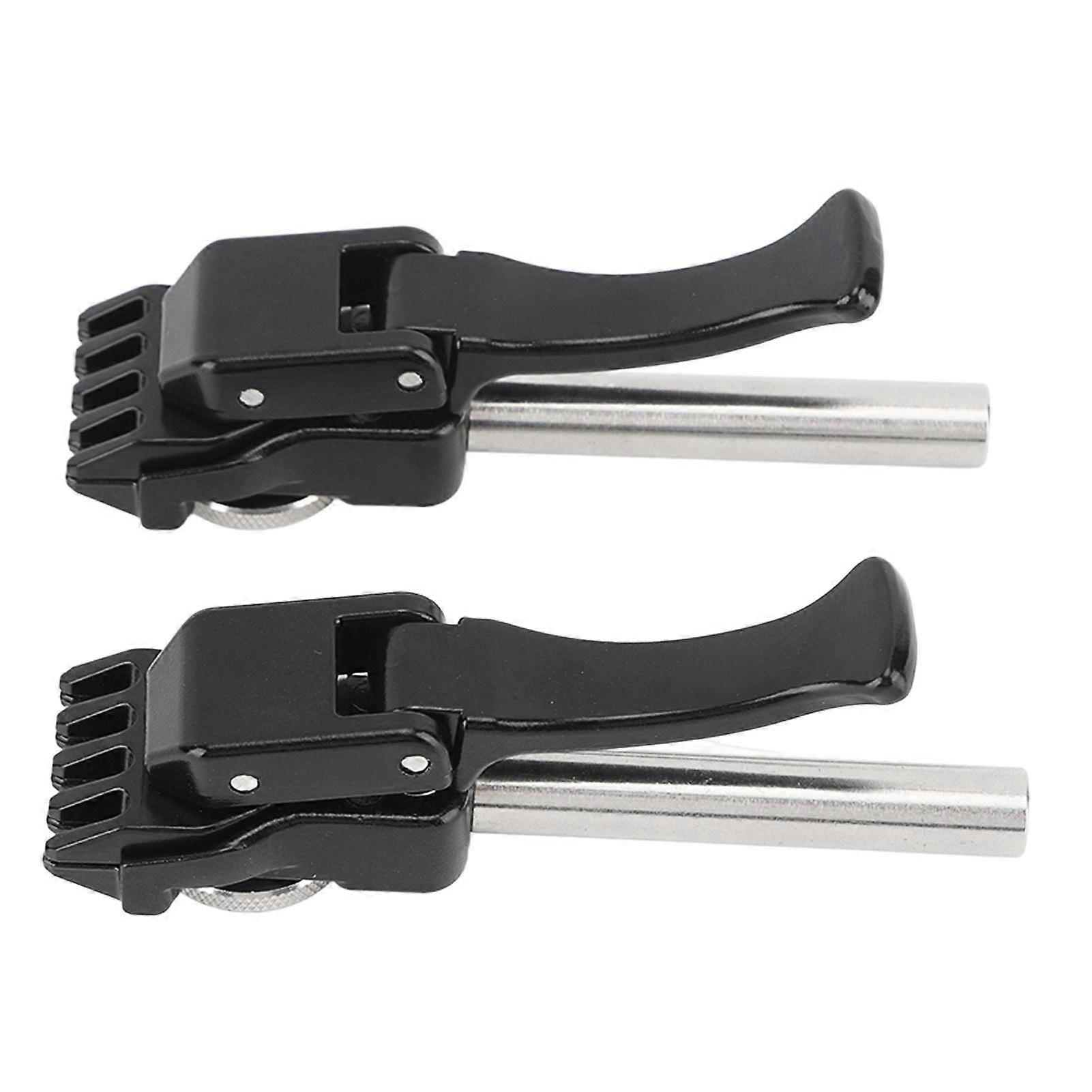 1Pair Black Badminton Stringing Clamp Tennis Flying Clamp Recket Starting Clamp Stringing Tool Accessories