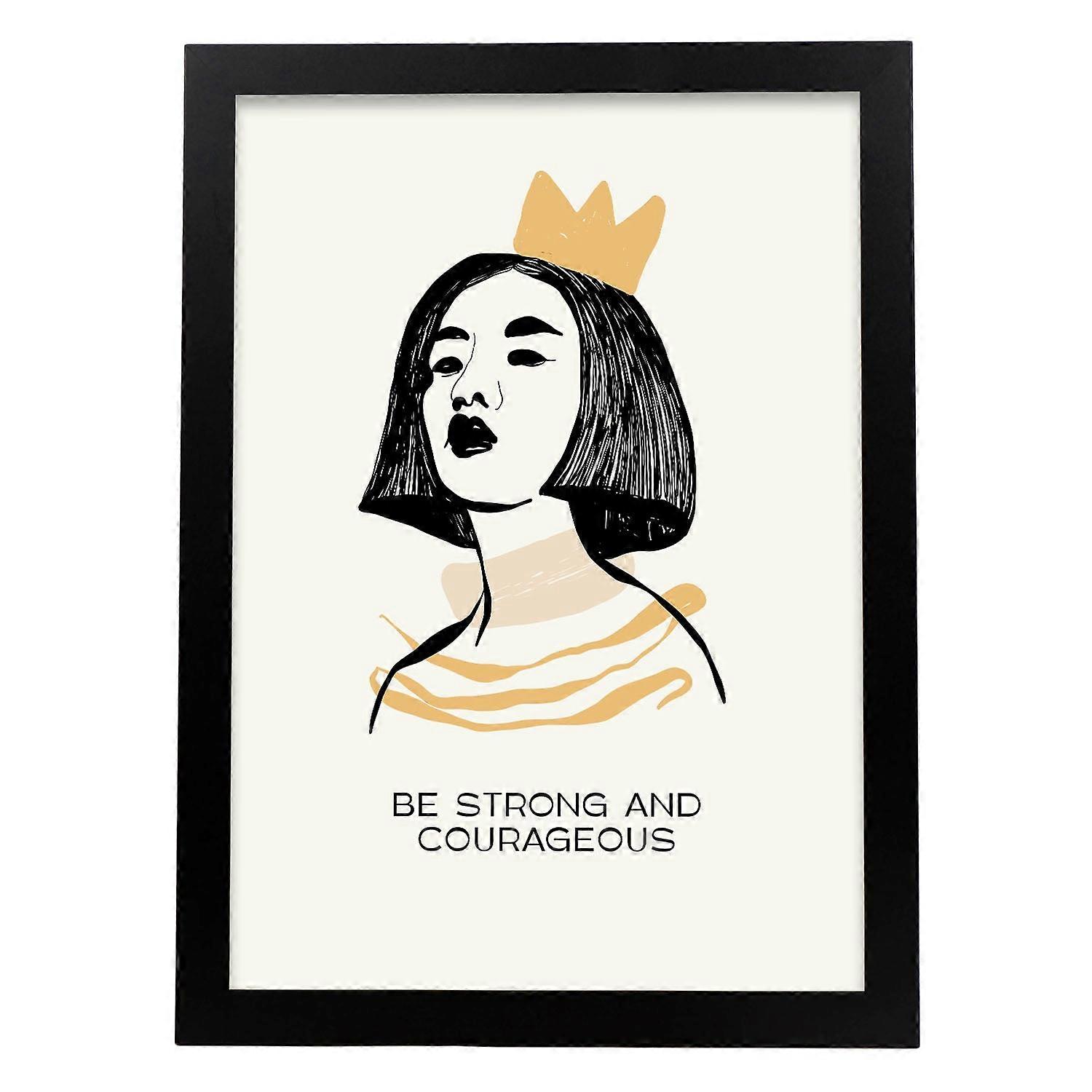 Affiche forte et courageuse