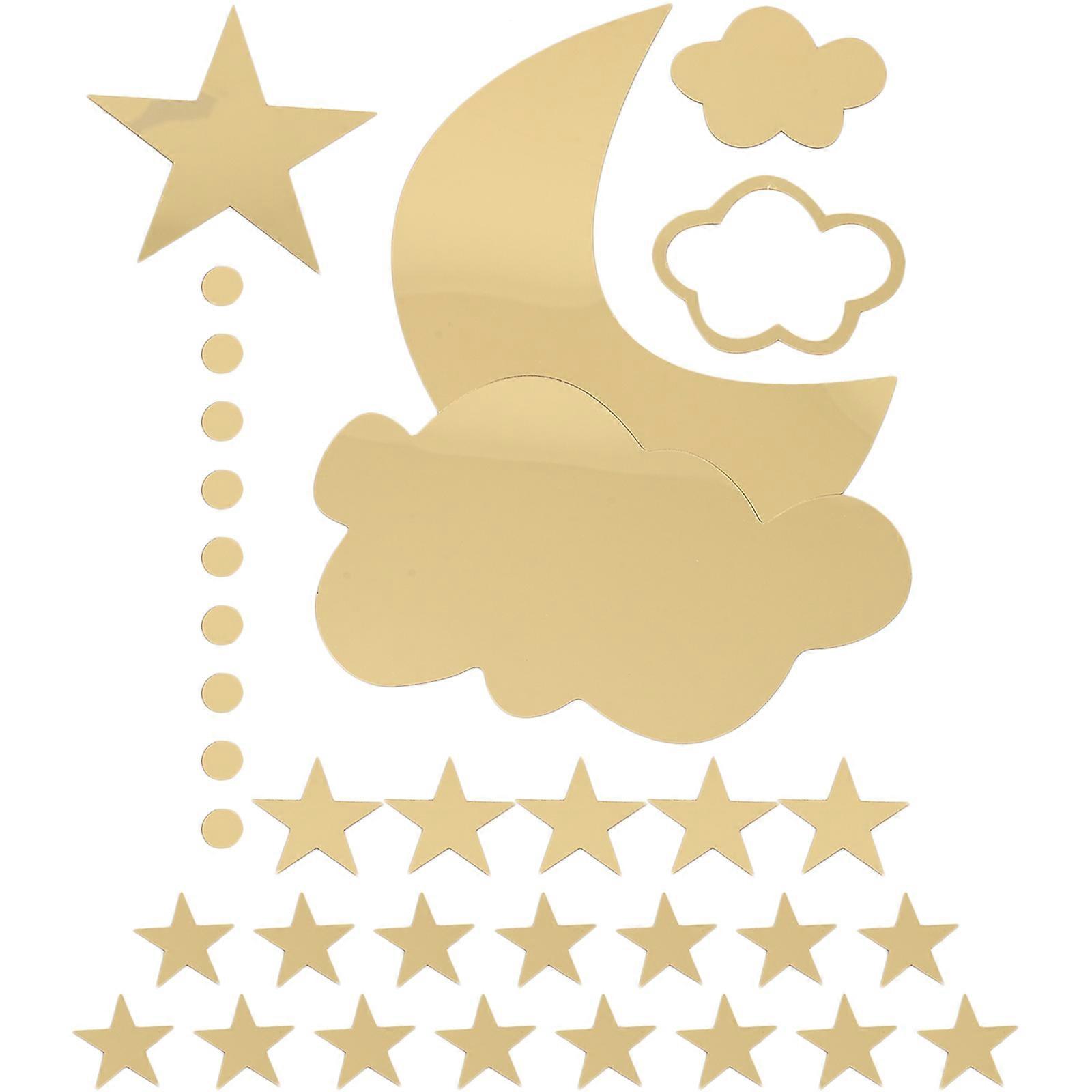 Acrylic Moon Cloud Wall Decor For People Who Decor 1 Set