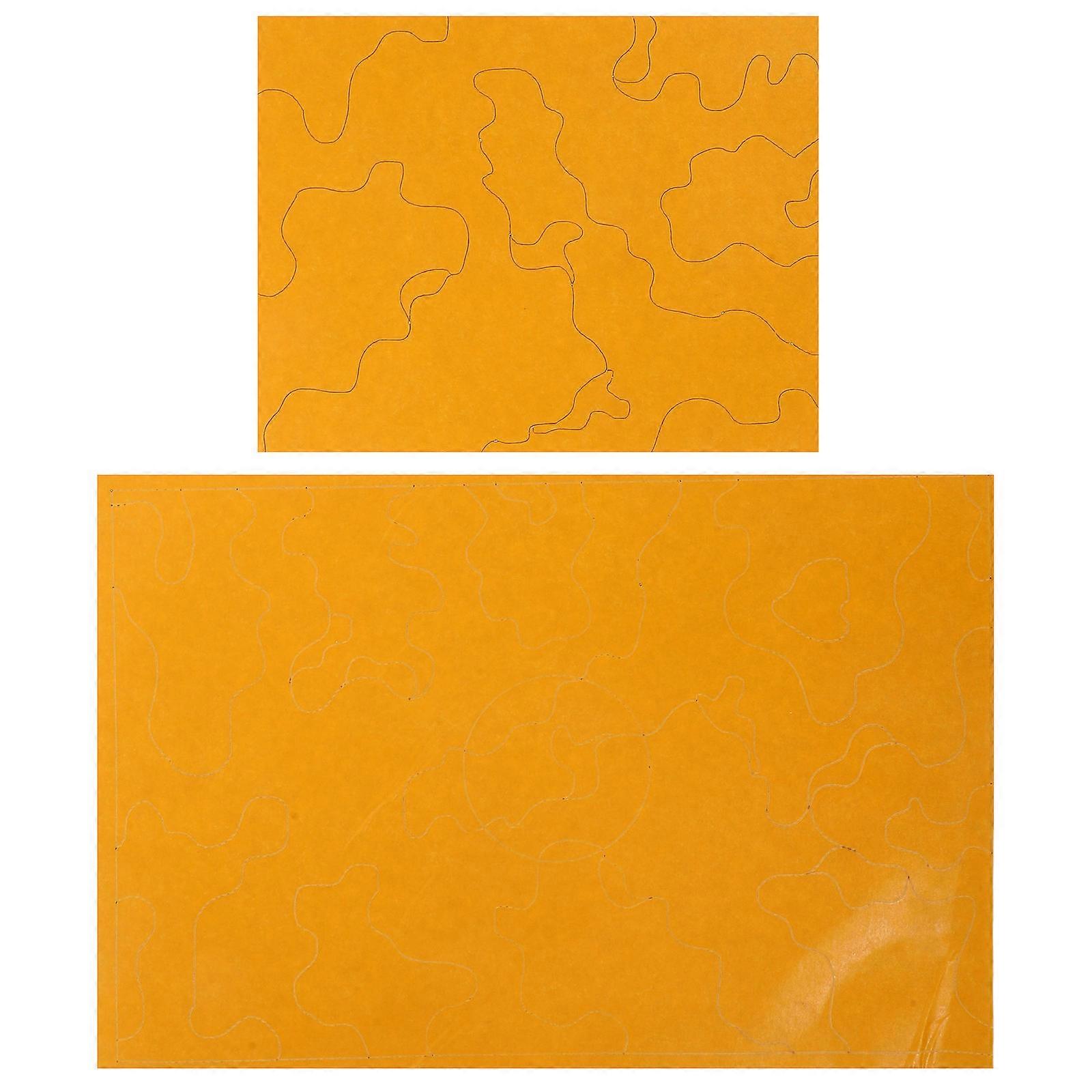 Camo Stencils For Boat Camouflage Application Precise Lines Model Painting Projects Military Model Crafting 19.00X14.50X0.10cm 2Pack