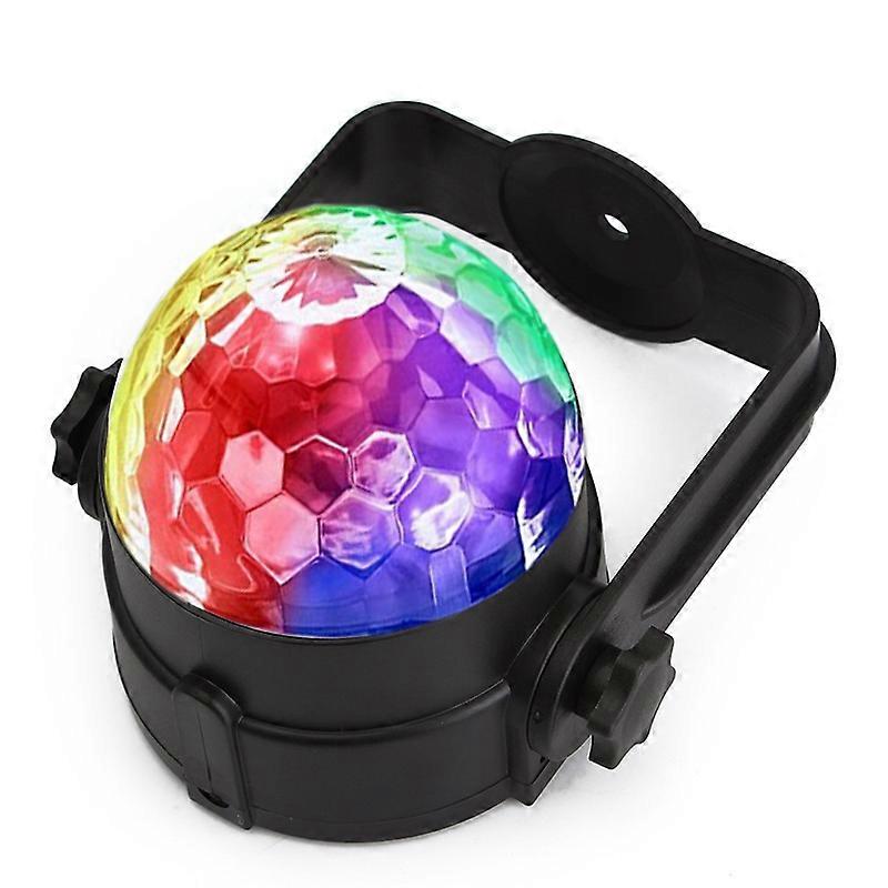 Mini Stereo LED Magic Ball Lights, DJ Lights, Disco Ball, Remote Control, Stage Lighting for Home, Christmas
