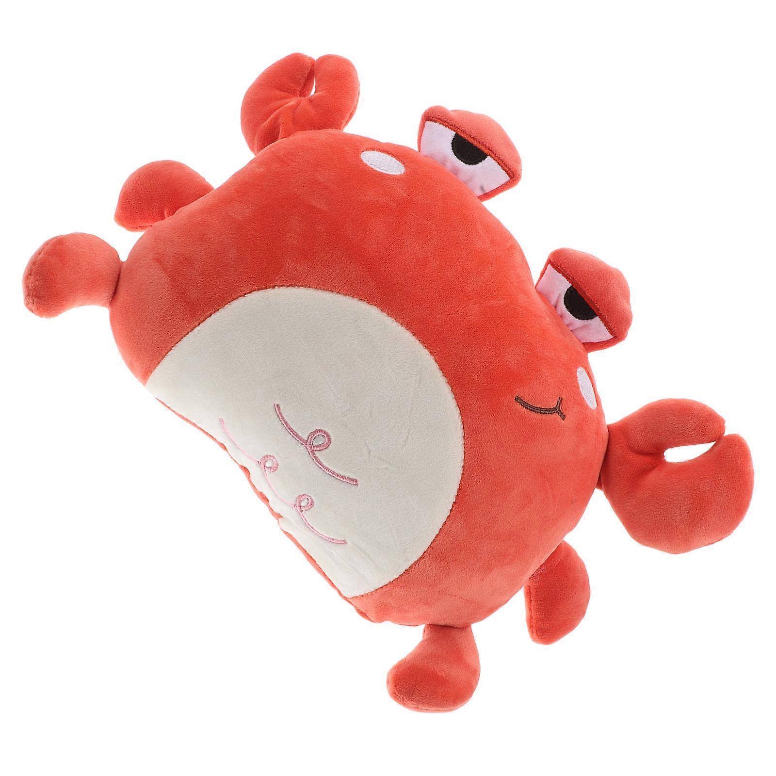 Ergonomic Crab Shape Car Headrest Pillow Cute Design For Car Owners Providing Neck Relief On Long Drives 1Pcs