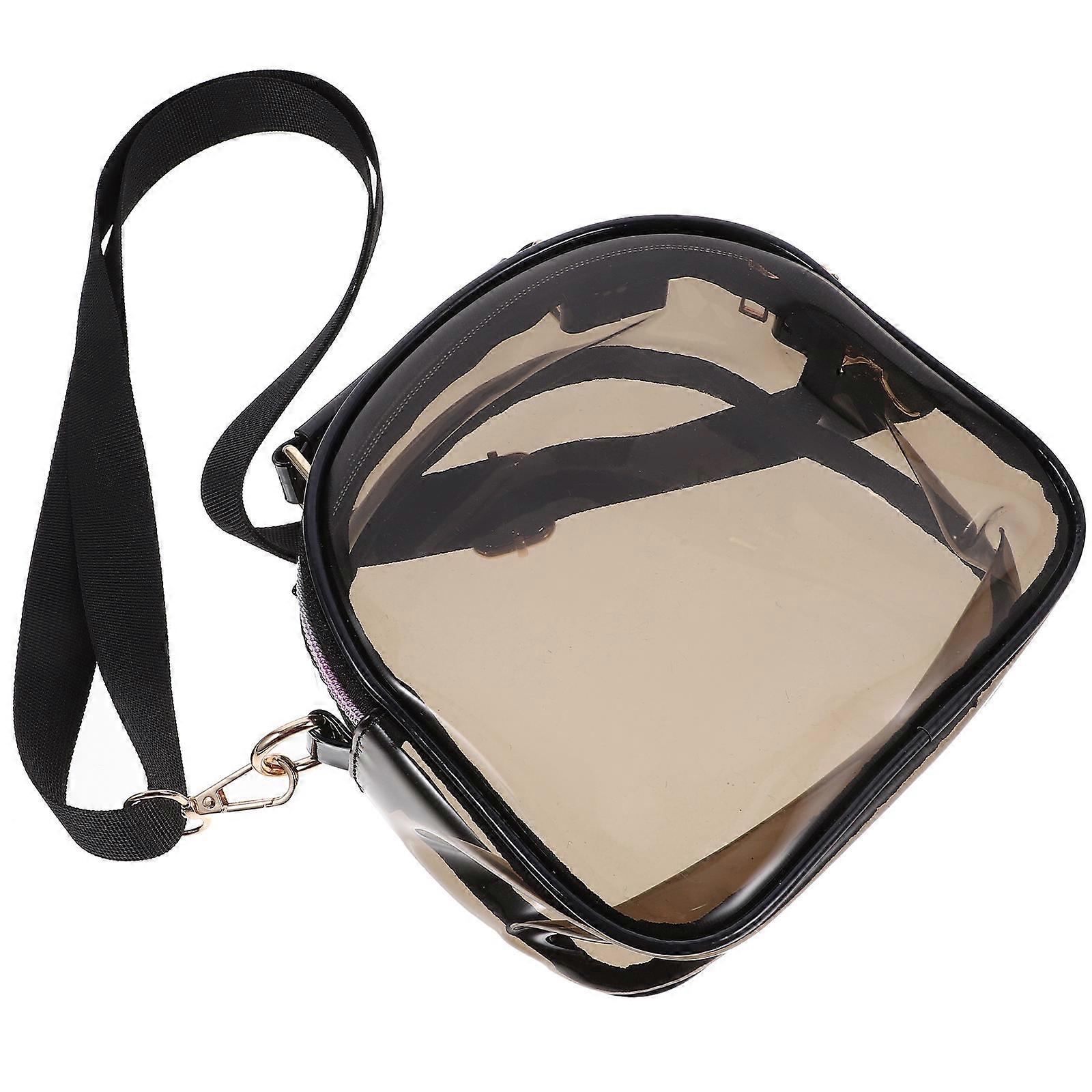 Borsa a tracolla singola in PVC per decorazione Borsa trasparente a tracolla a tracolla trasparente