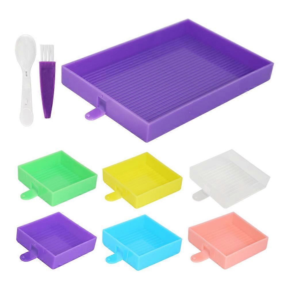 Diamond Dotting Tray Nail Art Tool Holder for Storage 4Sets in Assorted Colors