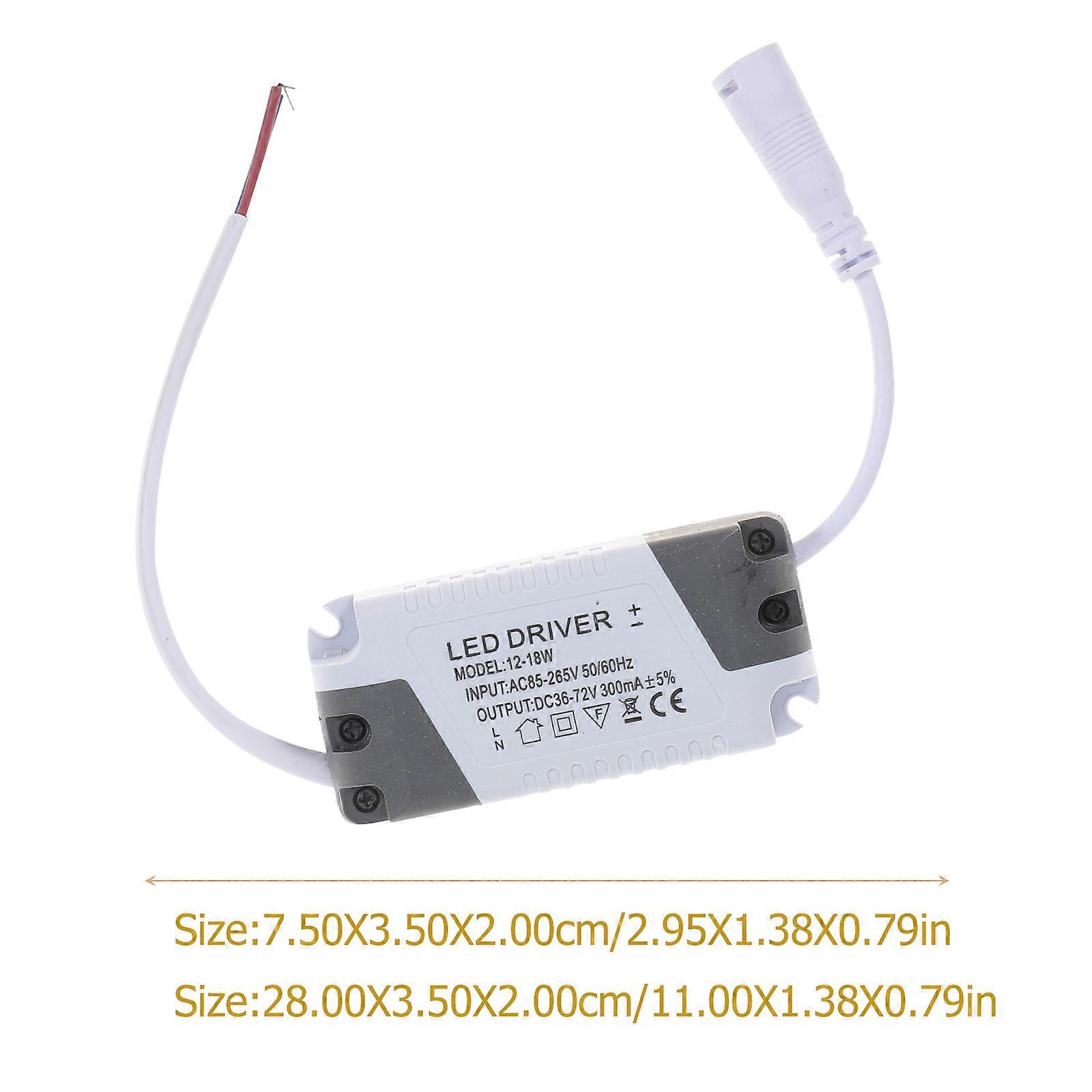 LED Light Adapter LED Driver for Lighting 2Pcs 12-18W Dc 36V-63V Constant Voltage