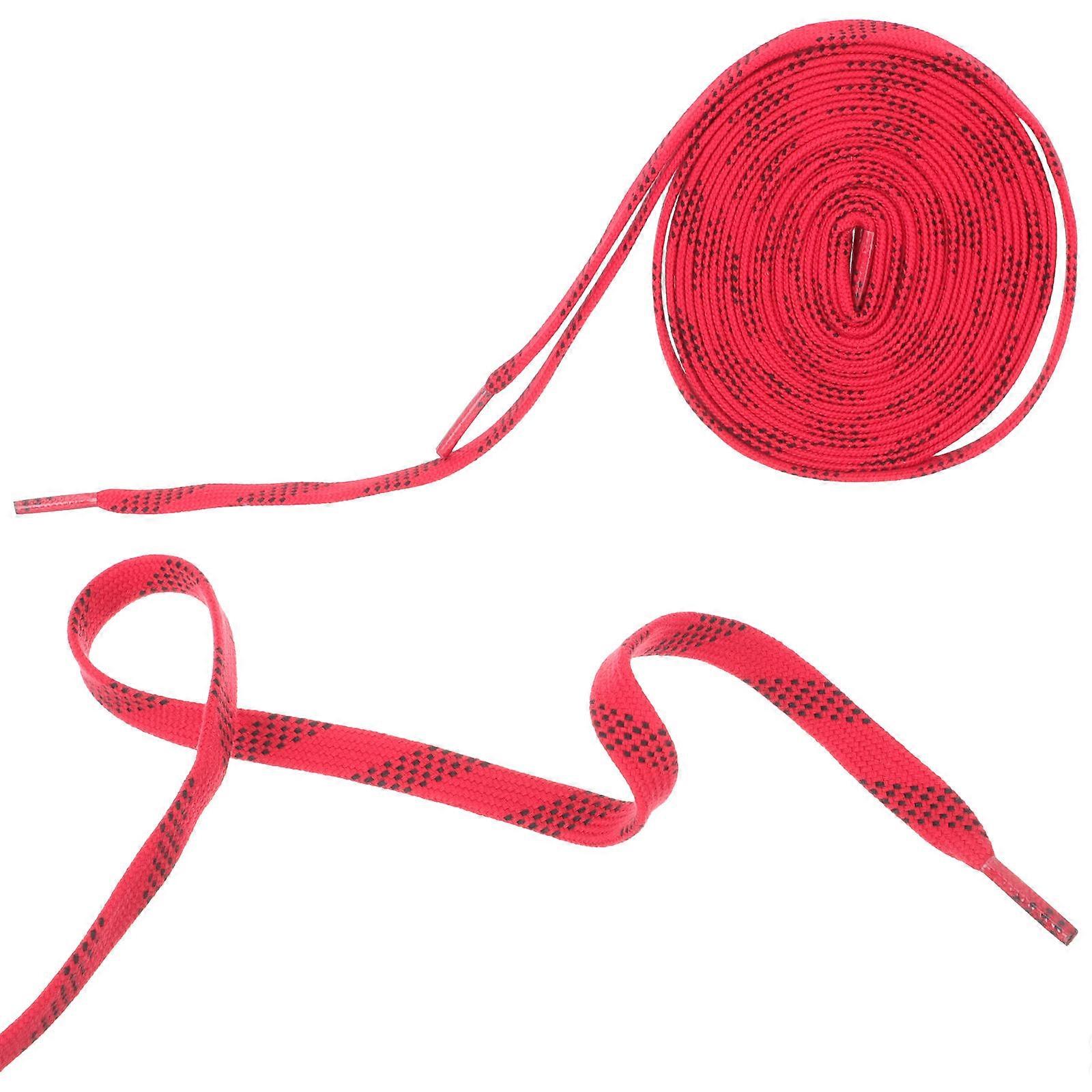 Ice Skates Laces Roller Skates Shoelaces for Outdoor Use 1Pair Red