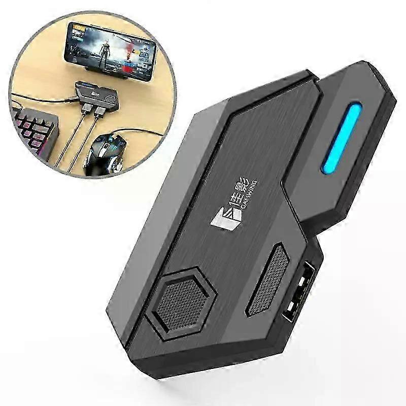 Left Hand Keyboard Single Hand Keyboard Gamwing Mix SE/Elite Mouse Keyboard Comverter Combo Pack For Android Mobile Laptop PUBG
