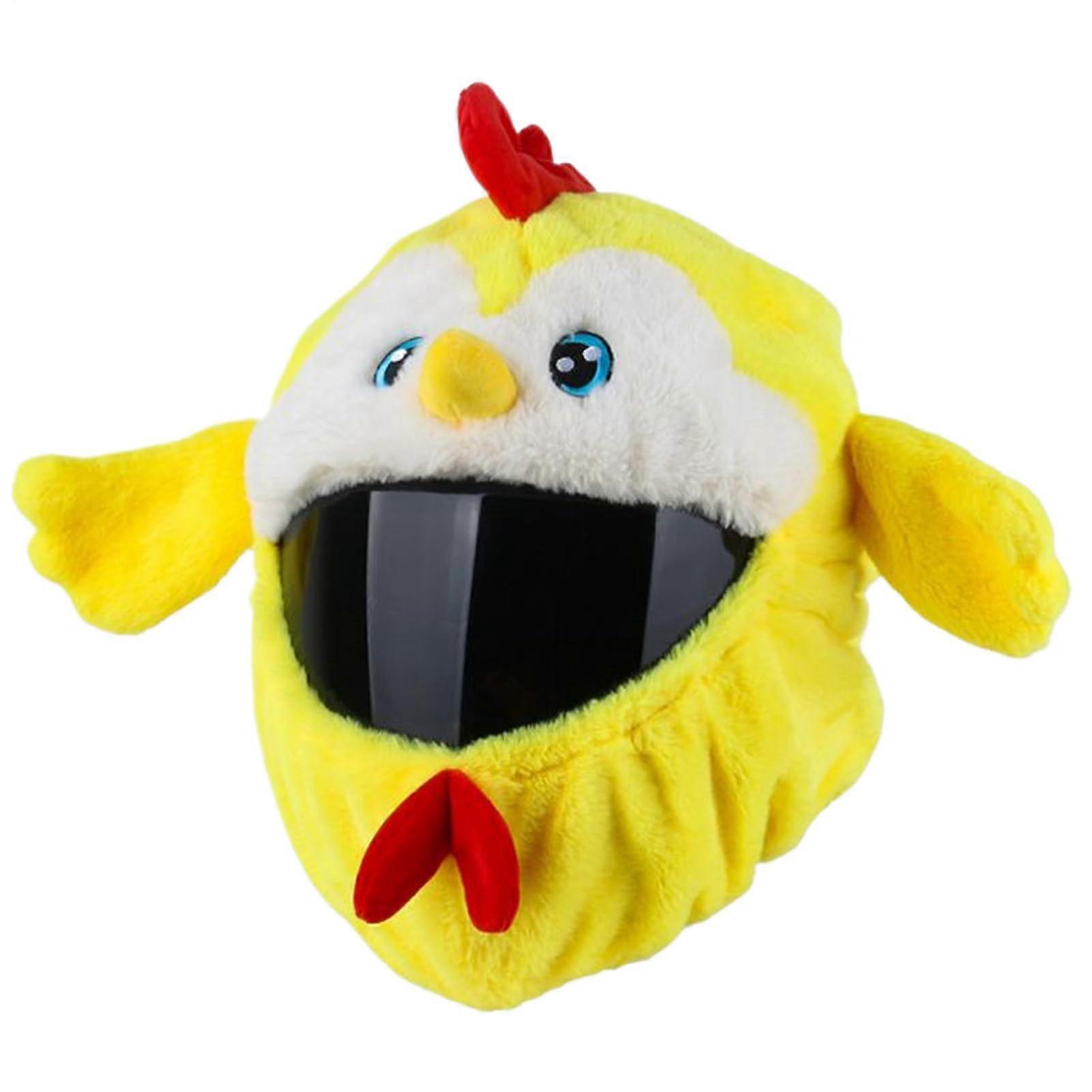 Funny Helmet Decoration Cute Motorcycle Helmet Protective Cover For Riding Adjustable Size Soft Fabric MultiColor