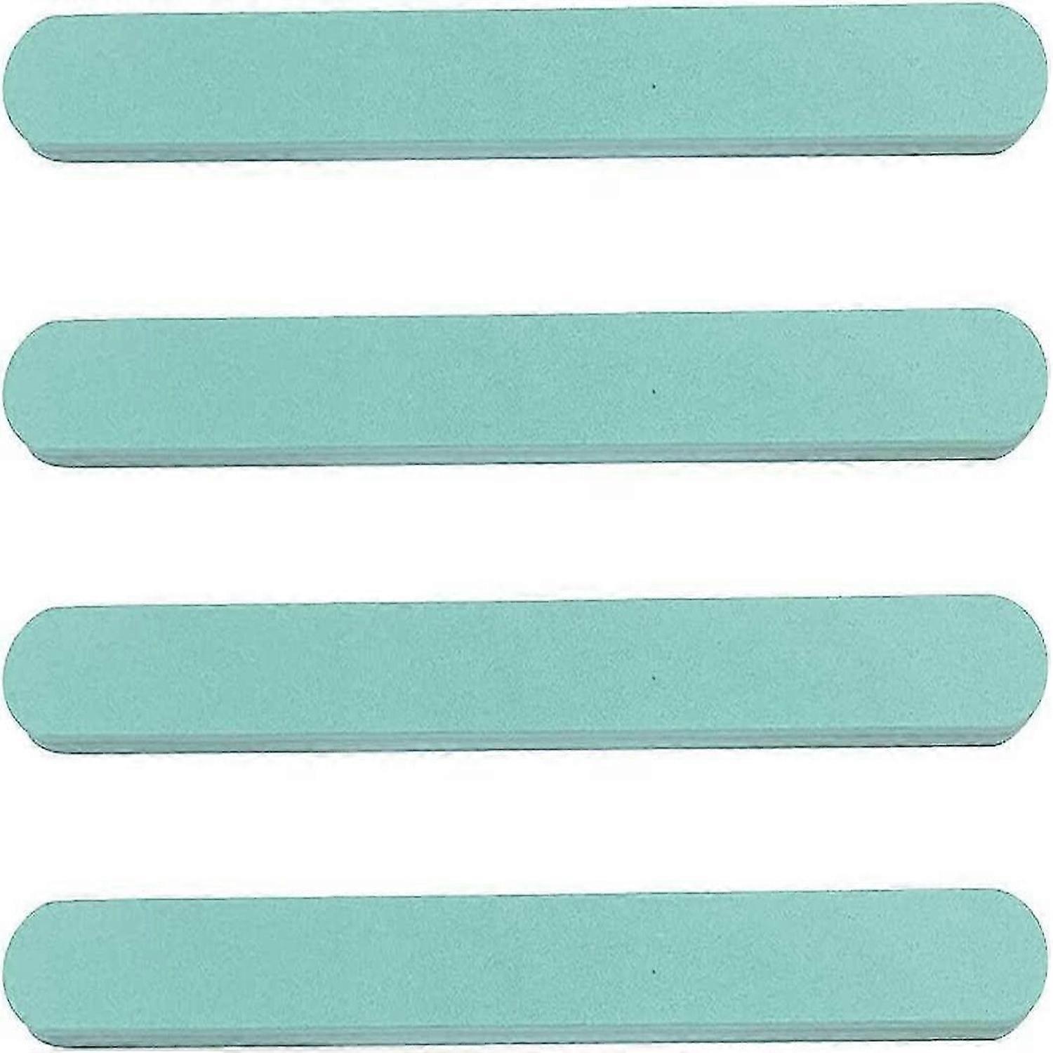 Rectangle Plastic Silver Polishing Stick Double-Sided Long Cleaning Buffing Bars